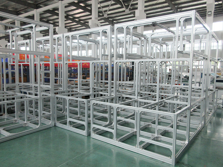 工業(yè)生產(chǎn)鋁型材架子安裝如何提升精度？-澳宏工業(yè)鋁型材